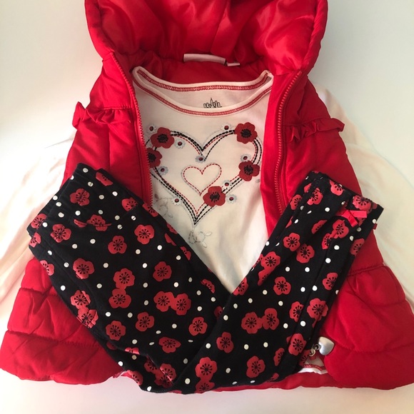 3T Red Vest W/Matching Top/Pants-Bundle & Save 20% - Picture 3 of 13